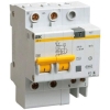 Выключатель автоматический дифференциального тока 2п 3.5модуля C 20А 30мА тип AC 4.5кА АД-12 ИЭК MAD10-2-020-C-030