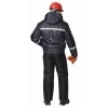 Куртка утепленная Гастарбайтер-2 т.-серая с черным с СОП, размер 48-50 рост 170-176