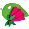 Набор из 2пр Банные штучки-41125 (шапка Дюймовочка, коврик зеленый лист) войлок