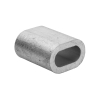 Зажим для троса (каната) 3 мм DIN 3093 алюминиевый (2 шт) Стройметиз