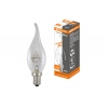 Лампа накаливания 40 Вт E14 свеча на ветру прозрачная TDM ЕLECTRIC