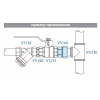 Сгон прямой разъемный (американка) 1/2" внутренняя/наружная Valtec