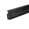 Плинтус со съемной панелью и мягким краем Wimar Колибри 58 мм дуб черненый (58х22х2500 мм)