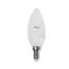 Лампа светодиодная C35 5 Вт E14 свеча 2700 K теплый белый свет Nord YADA