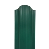 Штакетник П-образный (фигурный) 1800 мм зеленый мох (RAL 6005)