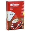 Фильтры для кофеварок Filtero №4 белые (упак. 40шт)