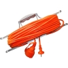 Удлинитель-шнур на рамке UNIVersal УШ-10 оранжевый (1х50 м, ПВС 3х0.75, с крышкой, с/з)