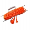 Удлинитель-шнур на рамке UNIVersal УШ-6 оранжевый (1х30 м, ПВС 2х0.75, с крышкой)