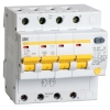 Выключатель автоматический дифференциального тока 4п 6,5модуля С 16А 30mА тип А 4,5kА АД-14 ИЭК