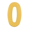 Номер дверной 0 металл (золото) MARLOK
