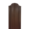Штакетник П-образный (фигурный) 2000 мм шоколадно-коричневый (RAL 8017)