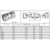 Соединитель обжимной 16 мм Valtec