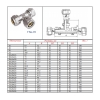 Тройник обжимной 20х16х20 Valtec