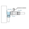 Водорозетка (угольник) обжимная 16х1/2" наружная Valtec VTm.355.N.001604