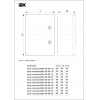 Корпус пластиковый ЩМПп 300х200х130 УХЛ1 IP65 IEK MKP93-N-302013-65