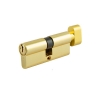 Цилиндр (личина) ключ/вертушка ЦАМ (золото/латунь) 70 мм