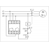 Реле контроля фаз для сетей с изолированной нейтралью CKF-11 (монтаж на DIN-рейке 35мм; регулировка задержки отключения; контроль чередования фаз; 3х400В 8А 1Z 1R IP20)(аналог ЕЛ-11Е) F&F EA04.004.003