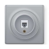 Розетка компьютерная 1-м СП Florence RJ45 кат.5E механизм сер. (1E20701302) OneKeyElectro 2172839