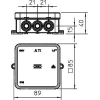 Коробка распределительная 85х85х40мм IP55 A11 12 кабельн. вводов свет. сер. OBO 2000342