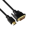 Кабель HDMI-DVI 1 м Godigital