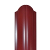 Штакетник R-образный (фигурный) 1800 мм винно-красный (RAL 3005) НЕКОНДИЦИЯ*