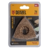 Насадка для МФИ шлифовальная по плитке и дереву дельтовидная 78 мм Denzel 782323