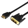 Кабель HDMI-DVI-D 1.5 м gold, с фильтрами Rexant