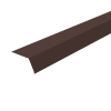 Планка карнизная (капельник) 2000 мм шоколадно-коричневая (RAL 8017)