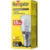 Лампа накаливания NI-T26-15-230-E14-CL 15 Вт E14 прозрачная Navigator 61203