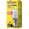 Лампа накаливания NI-T26-15-230-E14-CL 15 Вт E14 прозрачная Navigator