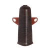 Угол наружный с крепежом для плинтуса 85 мм Идеал Деконика венге темный 303 (2 шт)