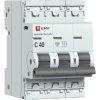 Выключатель автоматический 3п C 40А 6кА ВА 47-63N PROxima EKF M636340C