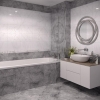 Бордюр 400х75х8 мм Gracia Ceramica/Unitile Милана серый бордюр 01