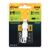 Аккумулятор ААА Li-Ion 450мАч с кабелем USB Type-C (2 шт) Duwi
