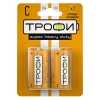 Элемент питания солевой R14 1.5 В 2BL Трофи (2 шт)