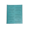Бумага наждачная на бумажной основе 230х280 мм P120 влагостойкая Zolder (10 шт)