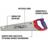 Ножовка (пила) по дереву 400 мм 3D профиль шаг 3.5 мм Workpro WP215005