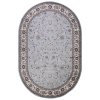 Ковер 1.5х2.3 м Merinos Valencia Deluxe d251 L.Blue-Brown овал