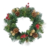 Венок новогодний d-30 см Волшебная страна «Шишки, ягоды, хвоя»