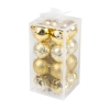 Набор елочных шаров d-6 см, 16 шт, Микс золото SYQA-0123216 (16 шт)