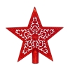 Верхушка на елку 15x15 см, красная Звезда SYSDX-332135
