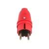 Вилка силовая с ушком кауч. красн. VX11-R-IP44 (16А, с з/к) ЭРА