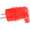 Вилка силовая угловая кауч. красн. V9-RED-IP44 (16А, с з/к) ЭРА