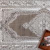 Ковер 1.6х2.3 м Radjab Carpet Астра 1472A BROWN - BEIGE