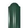 Штакетник R-образный (фигурный) 1800 мм зеленый мох (RAL 6005) НЕКОНДИЦИЯ*