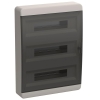 Корпус пластиковый ЩРН-П-54 IP41 черн. прозр. дверь TEKFOR IEK TF5-KP12-N-54-41-K01-K03