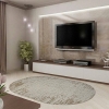 Ковер 0.8х1.5 м Merinos Cuba F267 BEIGE овал