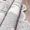 Ковер 1.16х1.8 м Karmen Hali Safir 00856G GREY / GREY