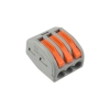 Клемма СМК 222-413 на 3 провода 0.08-4 мм² Duwi (5 шт) 26610 5