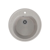 Мойка врезная круглая MIXLINE Стандарт ML-GMS02 505х505х165 мм (темно-серый)